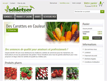 Tablet Screenshot of graines-schletzer.com